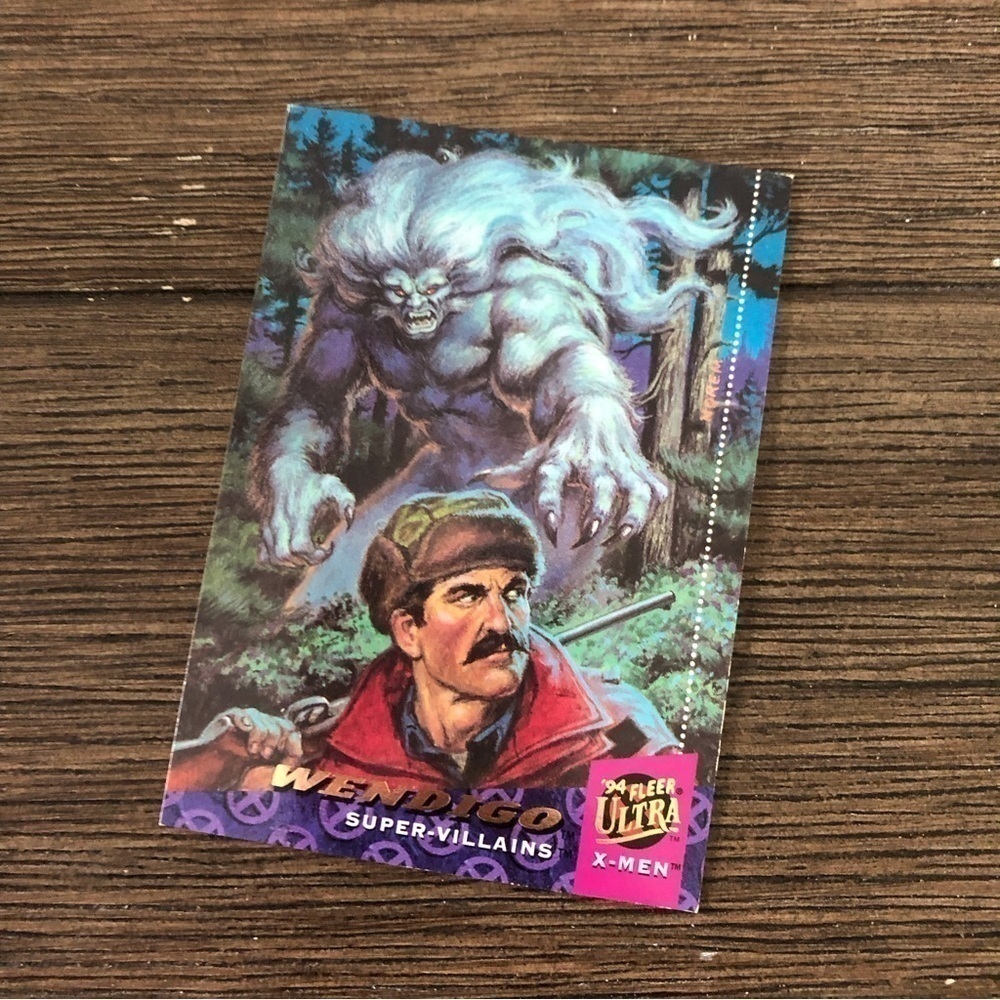 X-men ’94 Fleer Ultra trading card: Wendigo (Super Villains) #77